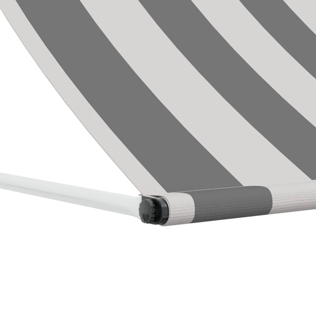 Tenda da Sole Antracite e Bianco 300 x 150 cm 42037076