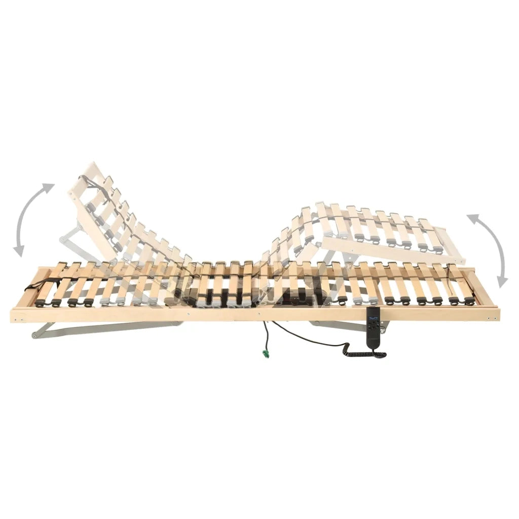 Letto con Telaio a Doghe Elettrico 28 Doghe 7 Zone 90x200 cm 321824