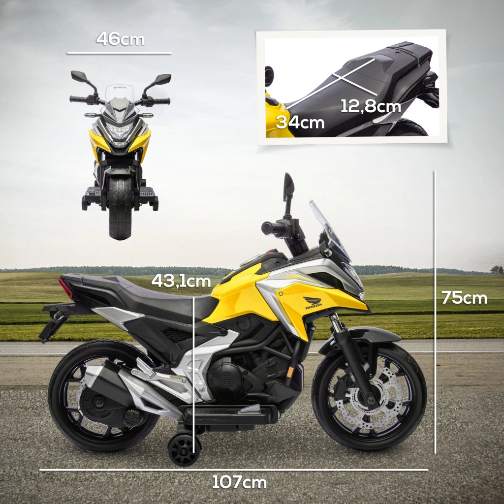 Moto Elettrica Bambini ¨C Zephmum ¨C Giallo