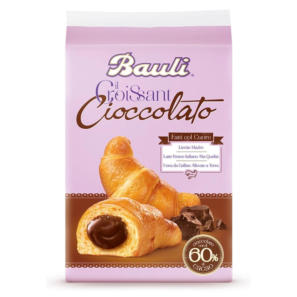 Bauli croissant: classico- al cioccolato- al albicocca- alla ciliegia- alla crema pasticcera