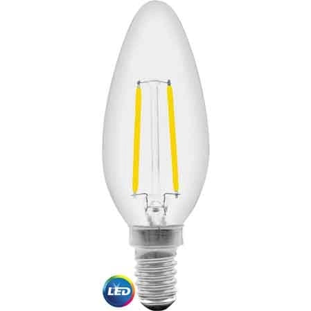 LAMPADA LED A FILAMENTO MOD. 'OLIVA' 4W - E14 - 400Lm - 2700K