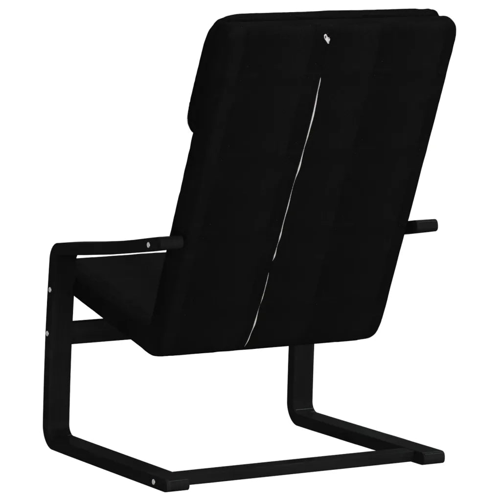 Sedia Relax Nera in Tessuto 351058