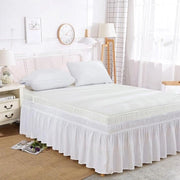 Letto a molle Queen Size (crème, bianco)