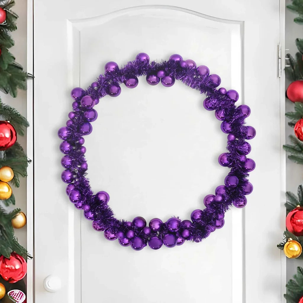 Ghirlanda di Palline di Natale Lill¨¤ 186 cm Polistirolo CFW1667304