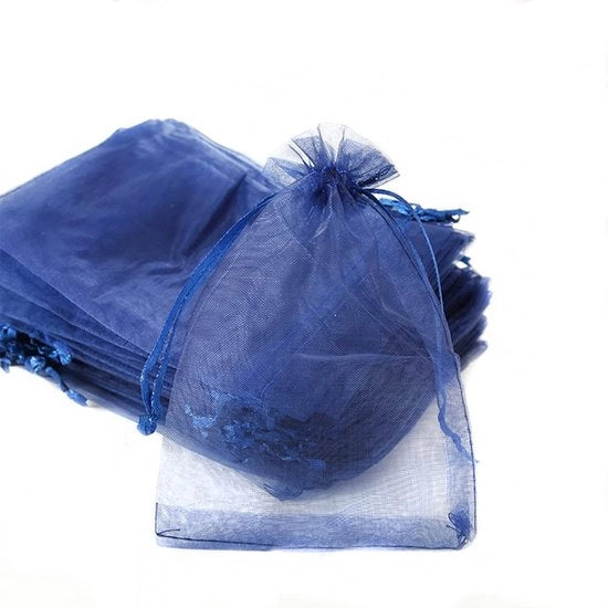 Sacchetti di organza 100 pezzi - Sacchetti di regalo - Sacchetti di dolciume - Sacchetti di decorazione - Sacchetti di regalo - Corda per appendere - 20 x 30 cm