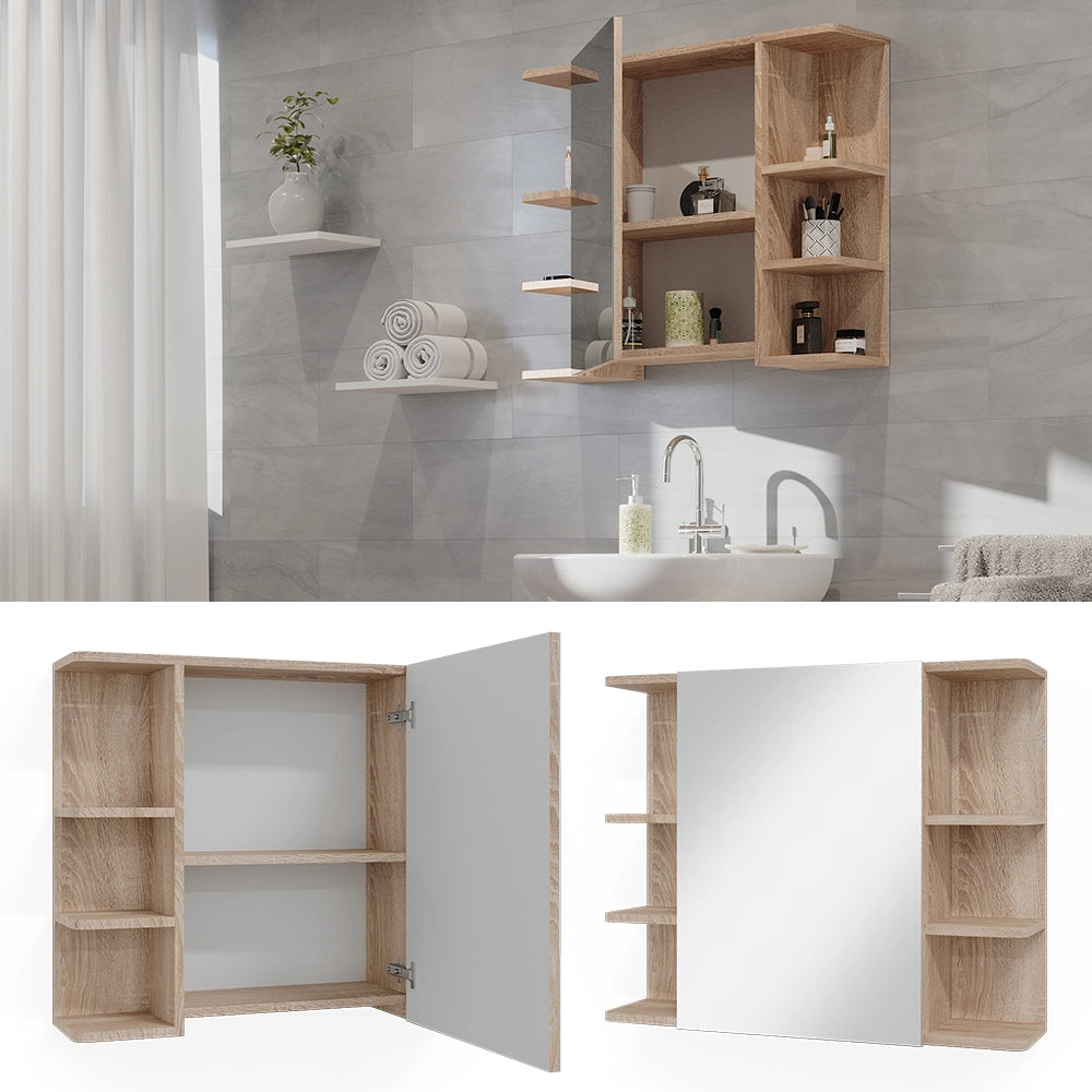 Vicco Specchio contenitore bagno Sonoma 79.6 x 64 cm