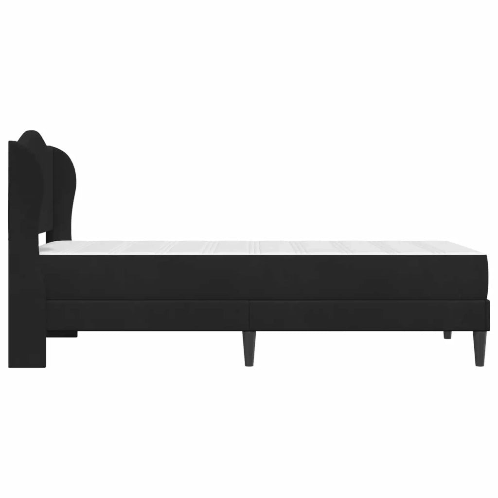 Struttura del letto con testiera Nero 80 x 200 cm Velluto 3415170