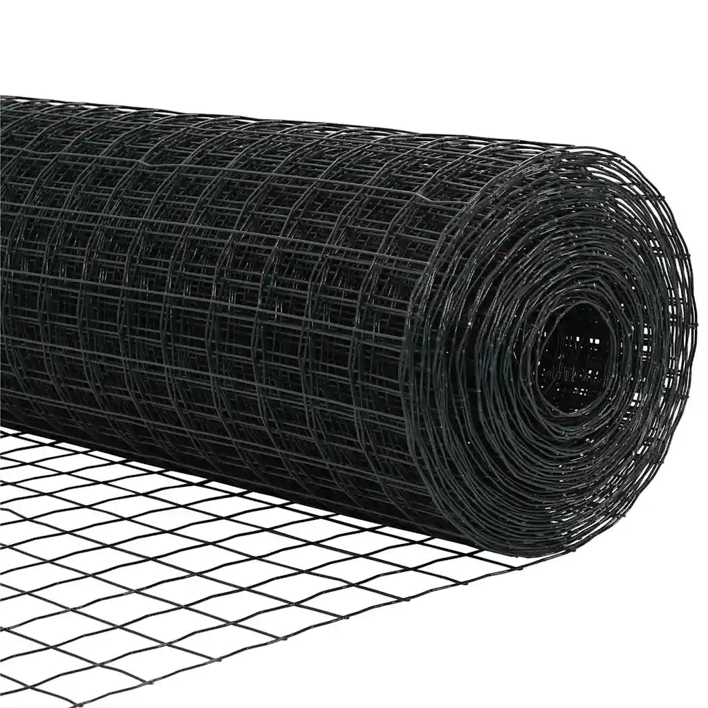 Recinzione Euro Grigio 1,2 x 25 m Ferro rivestito in PVC 42004518