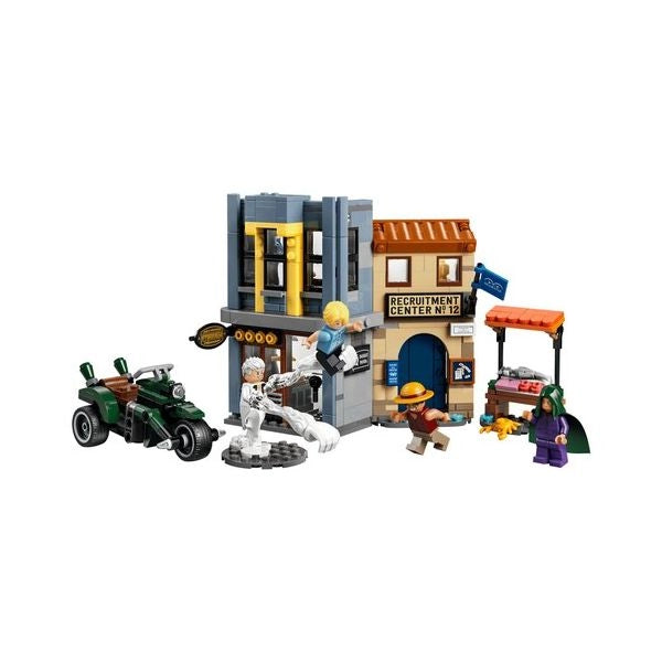 Set costruzioni lego 75642 one piece resa dei conti con capitano smoke