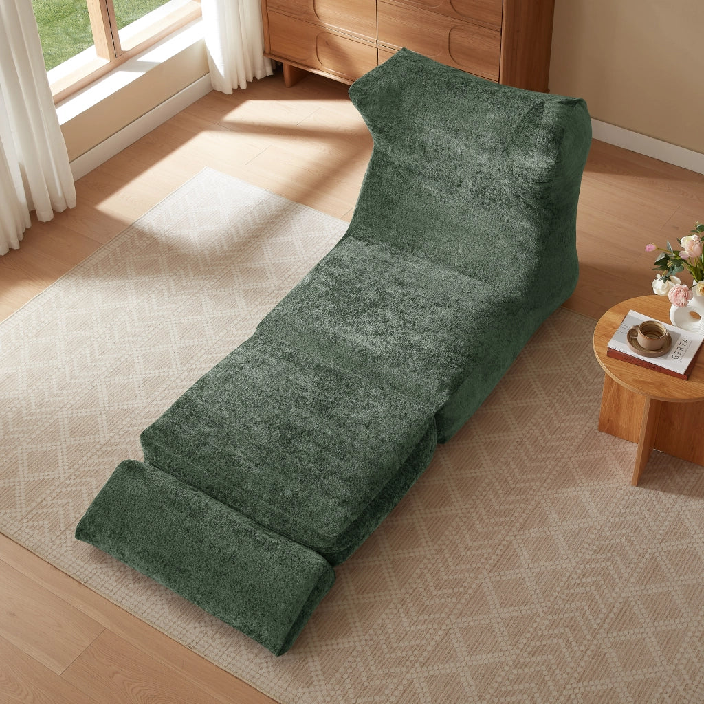 DIVANO Singolo Design Unico Verde in schiuma