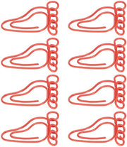 Clip per carta multifunzionale in metallo antiscivolo con design accattivante - 50 pezzi - leggero e duraturo