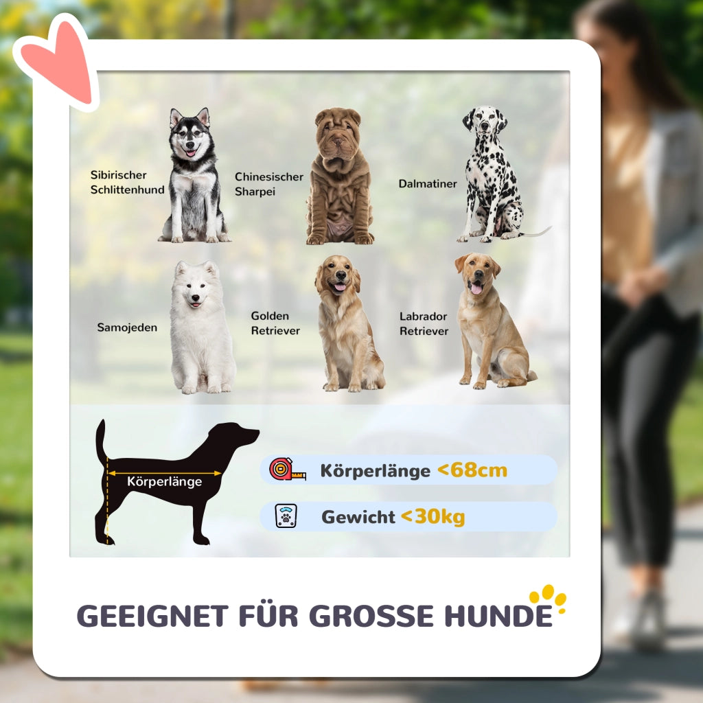 Carrello per Cani Pieghevole ¨C zephmum ¨C Marrone