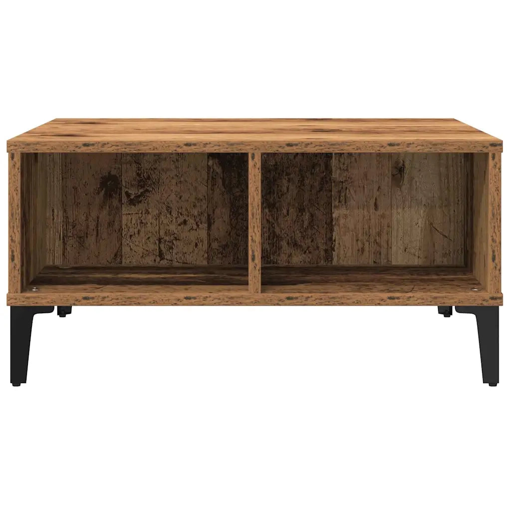 Tavolino da Salotto-Tavolino da soggiorno-Tavolo Legno vecchio 60 x 60 x 30 cm