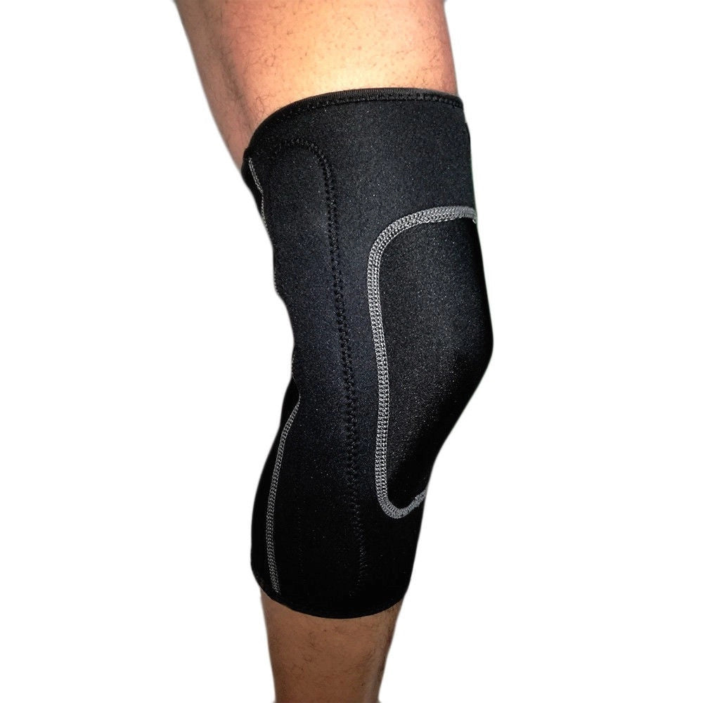 Trade Shop - Supporto Per Ginocchio Banda Elastica Power Knee Aiuta Il Sollievo Varie Misure -    Xxl
