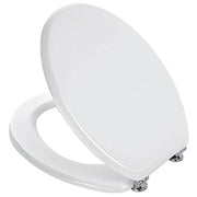 Copriwater Universale Copri WC in Legno MDF Bianco