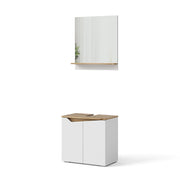 Vicco Set di mobili da bagno Bianco 2 parti