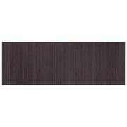 Tappeto del soggiorno | Tappeto Rettangolare Marrone Scuro 70x200 cm in Bamb¨´