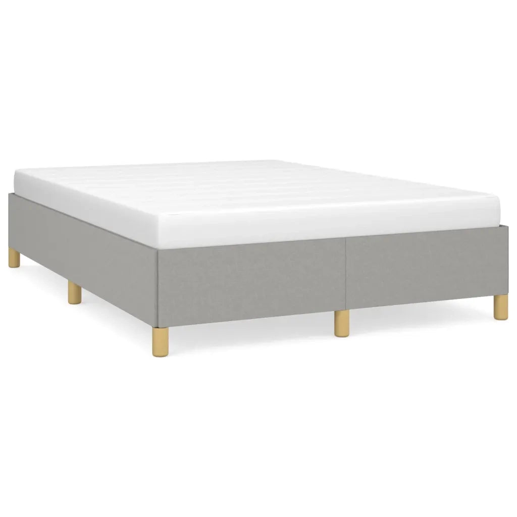 Giroletto senza Materasso-Struttura Letto Grigio Chiaro 140x200 cm Tessuto 767015