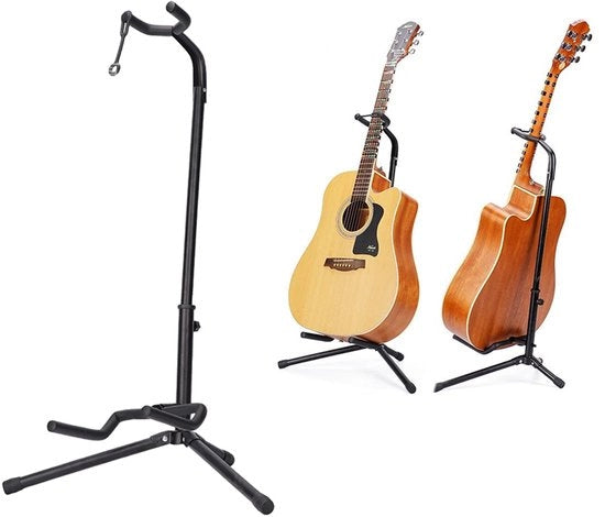 Standaard per chitarra elettrica e classica, regolabile da 78 a 80 cm