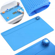 Tappetino Antistatica ESD per Saldatura 825x370 mm – Resistente 500°C | Silicone Organico, Organizer