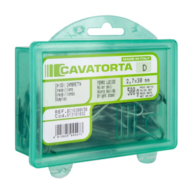 SCATOLA DA KG. 0,5 CHIODI CAMBRETTE (2,7) 16X30