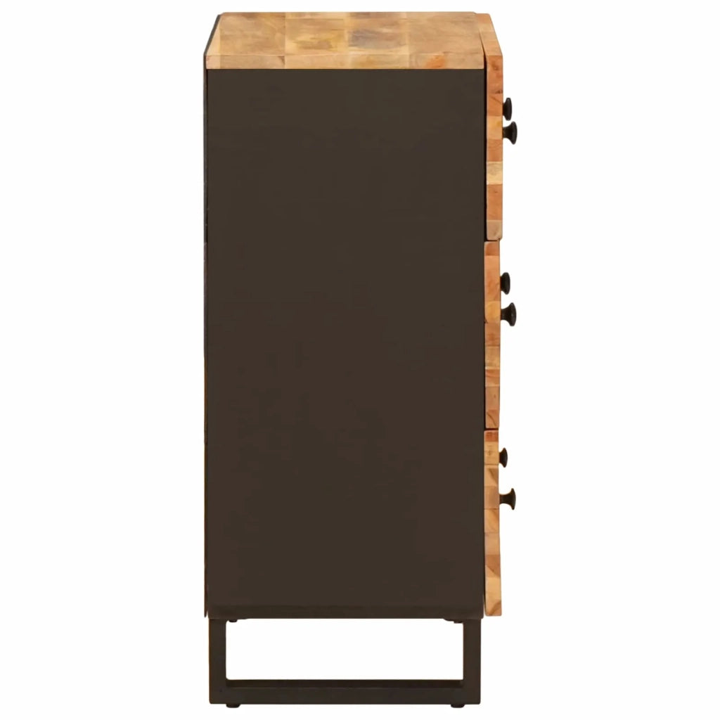 Credenza 2 pcs Marrone 60 x 33 x 75 cm Legno di mango massello