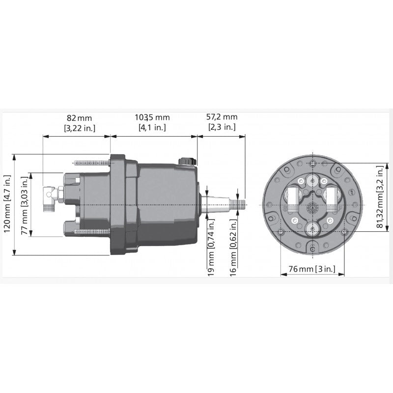 POMPA UP20F FLANGE X 74