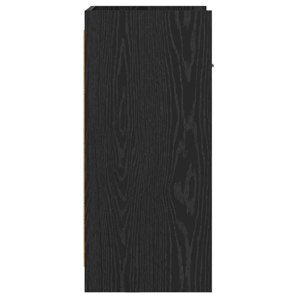 Credenza Rovere Nero 40 x 36 x 80 cm Legno ingegnerizzato 8011084