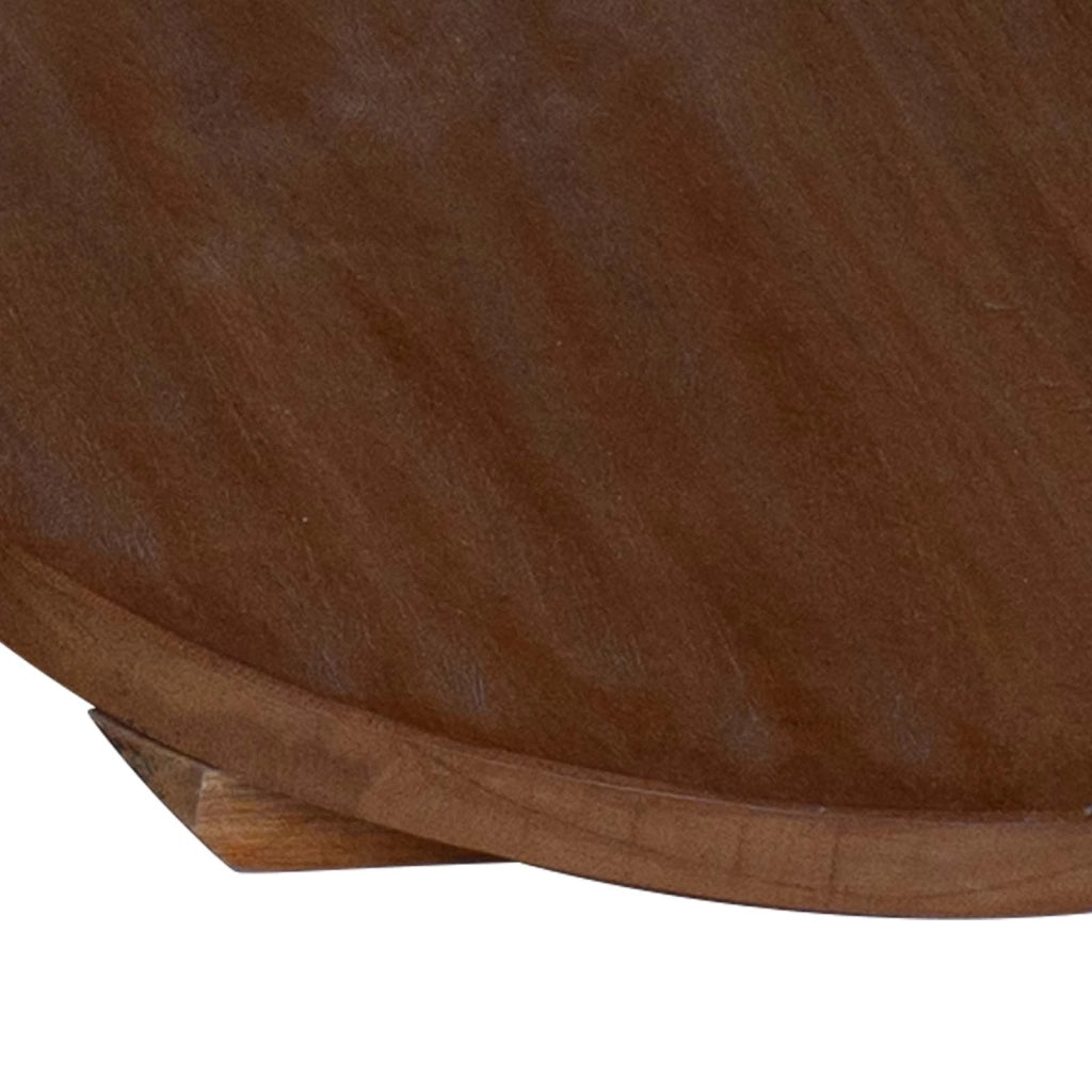 Sgabello per Piante 3 pcs Marrone Legno di Mogano 42012375
