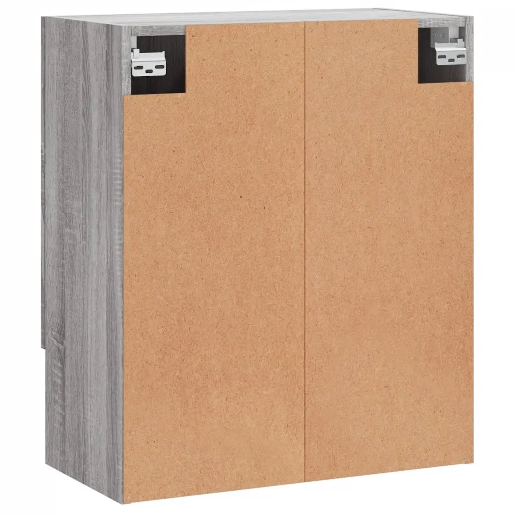 Armadietto a Muro | Mobile a Parete Grigio Sonoma 60x31x70cm in Legno Multistrato