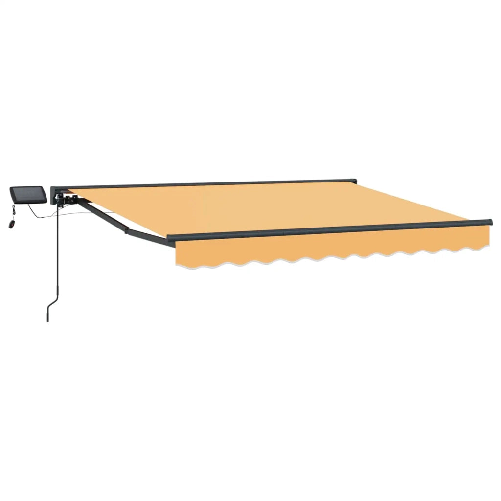 Cornice per Tenda Manuale con LED Sabbia 3,5 x 2,5 m 3426004