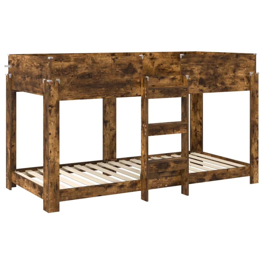 Letto a Castello per Bambini Rovere fumé 100 x 200 cm