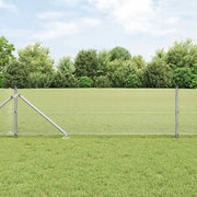 Palo della recinzione Argento 100 x 0,5 m (rete 12 x 12 mm)