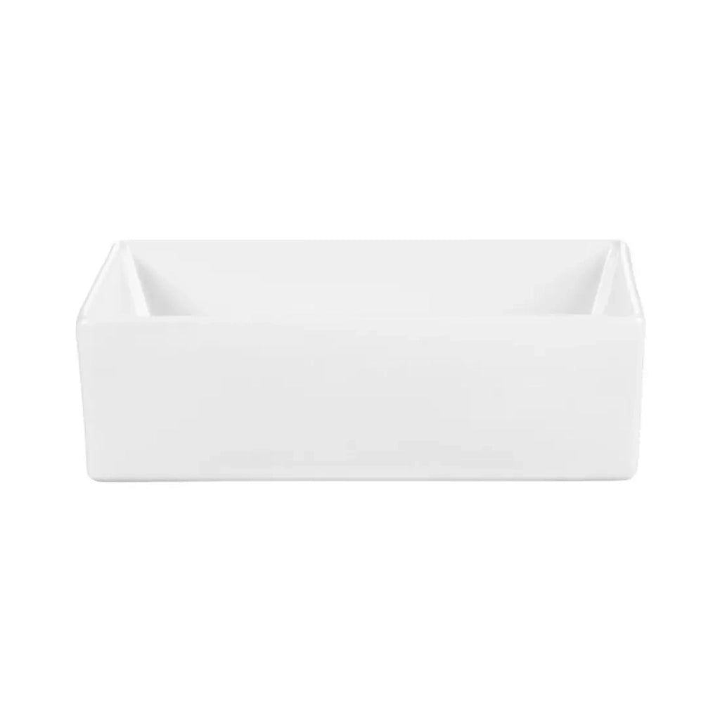 Insieme VANO rovere chiaro 80cm: mobile sotto lavabo con cassetti + piano per lavabo + lavabo rettangolare da appoggio + colonna