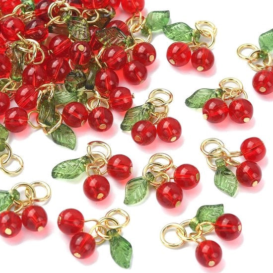 30 pezzi di vetro colorato per creare accessori personalizzati