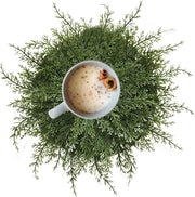 Tavoliere da Natale in Cedro Finto - Tavoliere da Festa Multifunzionale per la Decorazione Natale.