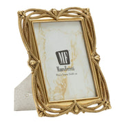 Cornice portafoto Line oro dal profilo lineare 15x20 cm