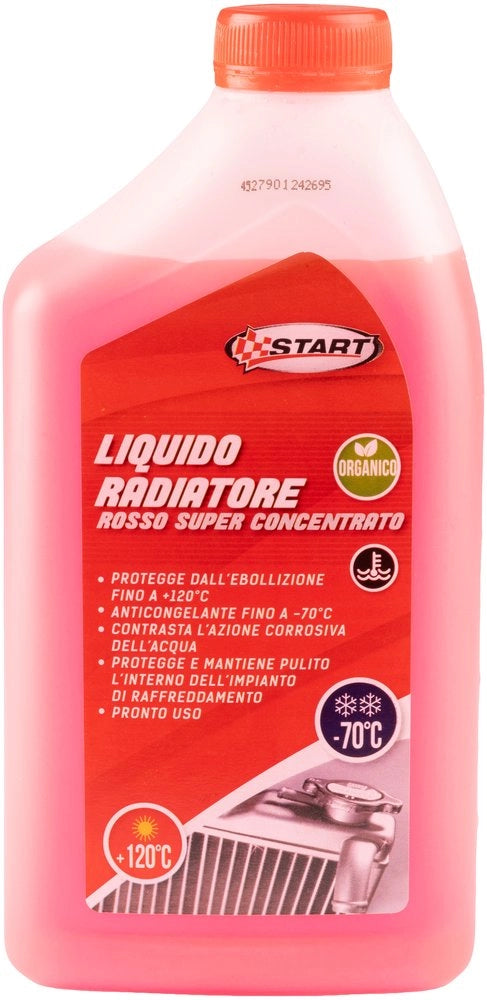 START- Liquido radiatore rosso -70Â°C per monoblocchi in alluminio