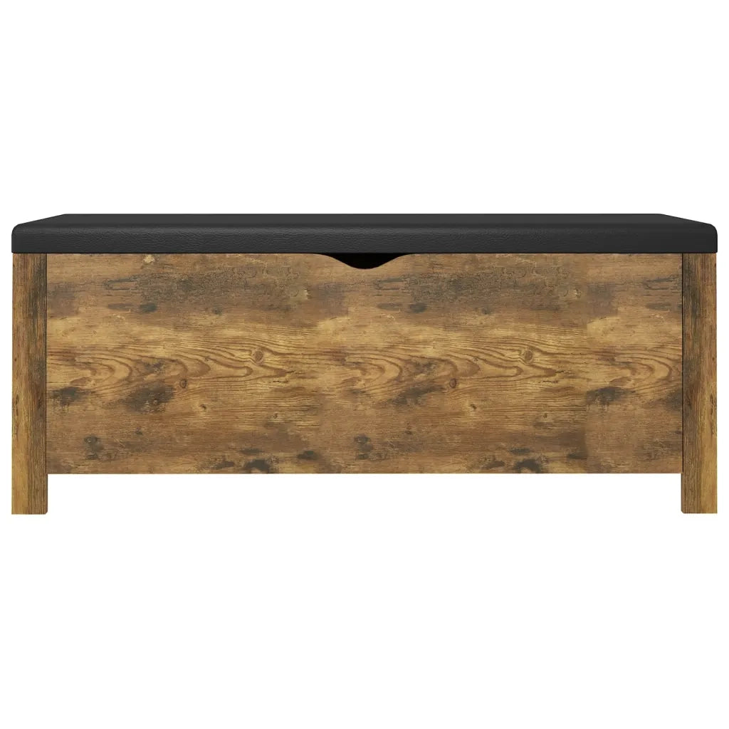 Contenitore con Cuscino Rovere Fumo 105x40x45cm Multistrato 326776