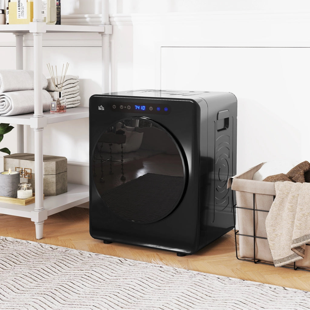Asciugatrice a condensazione elettrica ¨C Minimal ¨C 1000 W 3 Kg nero acciaio inox