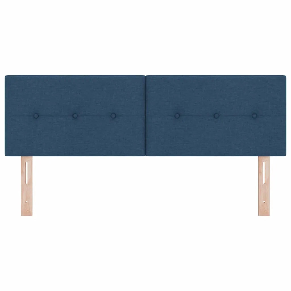 Testiera | Testata LED con strisce LED con Testiera | Testata Blu 144 cm Tessuto