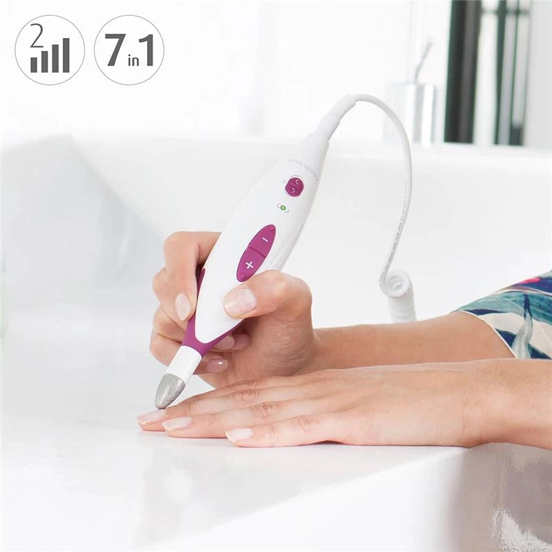 SET MANICURE E PEDICURE ELETTRICO MP 815 CON 7 ACCESSORI