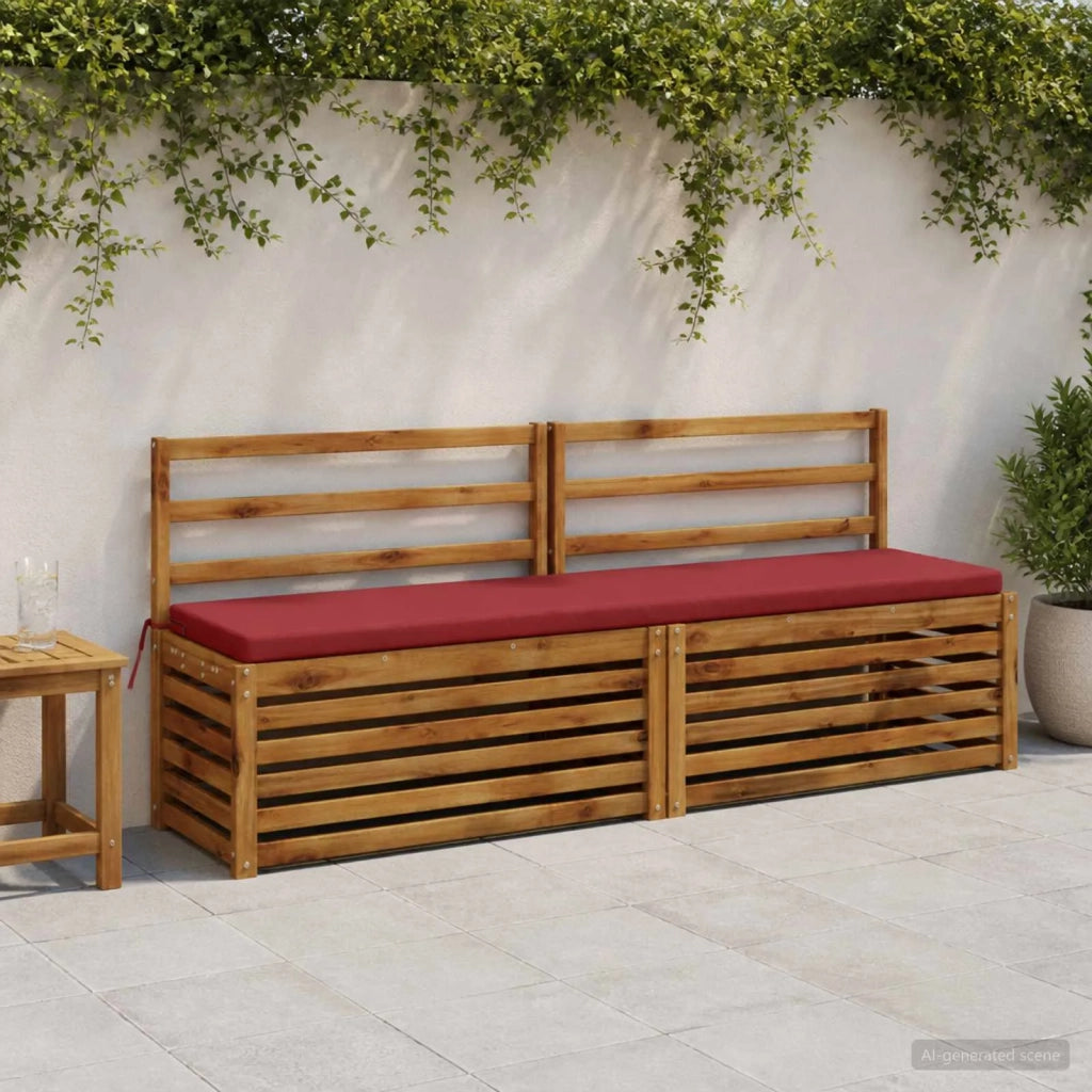 Cuscino per panchina SOEST 100% Poliestere Rosso 949154