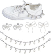 Kit di decorazione per sneaker a forma di arcobaleno - accessori per scarpe DIY - dimensioni multiple - metallo - per donne - stile Y2K