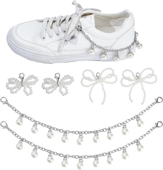 Kit di decorazione per sneaker a forma di arcobaleno - accessori per scarpe DIY - dimensioni multiple - metallo - per donne - stile Y2K