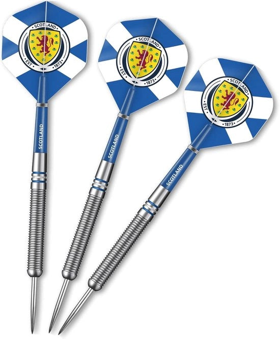Darts Scotland St Andrews Cross | Steel Tip 90% Tungsteno - 24g - Darts di Alta Qualità - D1402