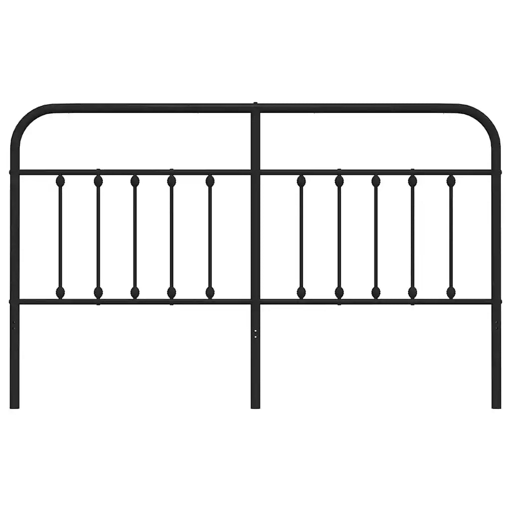 Testiera di Ricambio in Metallo Nero 160 cm 352613