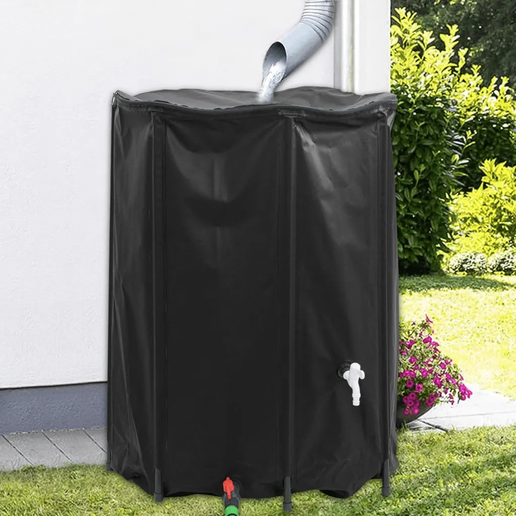 Serbatoio Acqua con Rubinetto Pieghevole 1350 L in PVC 156007