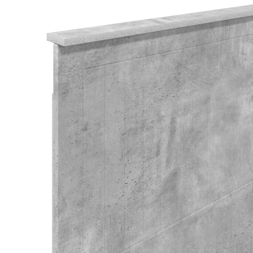 Testiera | Testata con Testiera | Testata Grigio cemento 90 cm Legno multistrato