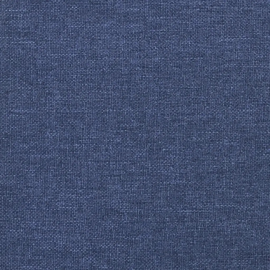 Letto singolo | Letto per adulti | Giroletto a Molle con Materasso Blu 90x190 cm in Tessuto